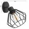 Kinkiet Lampa Ścienna LX- 1364 Czarna 1x E27 LEDLUX