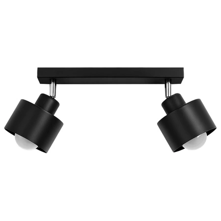 Lampa Sufitowa LX- 1107 Czarna 2x E27 LEDLUX