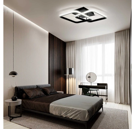 Lampa Sufitowa Wisząca LED LX- 950 36W Czarna 4000K LEDLUX