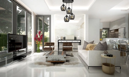 Lampa Wisząca LX- 1310 Czarna 4x E27 LEDLUX