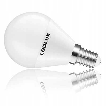 Żarówka LED E14 G45 10W = 90W 850lm 4000K biała neutralna LEDLUX