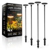 4x LAMPA SOLARNA LED LAMPKA WBIJANA OGRODOWA SŁUPEK UFO LATARNIA SZPIKULEC LSOL-061 LEDLUX