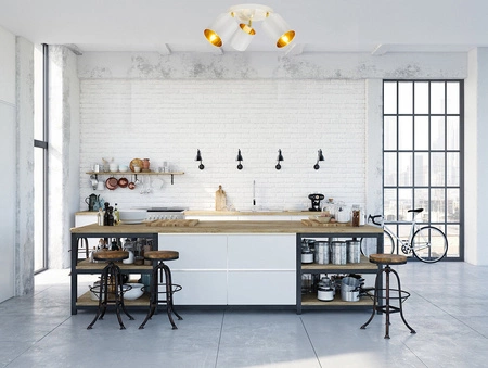 Lampa Sufitowa LX- 1381 Biała + Złoto 3x E27 LEDLUX