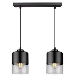 Lampa Sufitowa LX- 1278 Czarna 2x E27