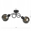 Lampa Sufitowa LX- 1205 Czarna 2x E27 LEDLUX