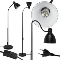 LAMPA Podlogowa E27 LPD-002 BLACK