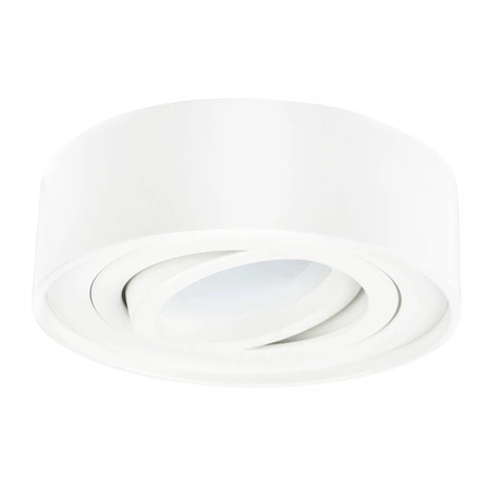 Oprawa Halogenowa Sufitowa LX- 61 Biała Okrągła MR16 GU10 LEDLUX