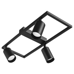 LAMPA SUFITOWA 3xGU10 czarna regulowana SPOT oprawa halogenowa natynkowa OPN-008 3x GU10 BLACK