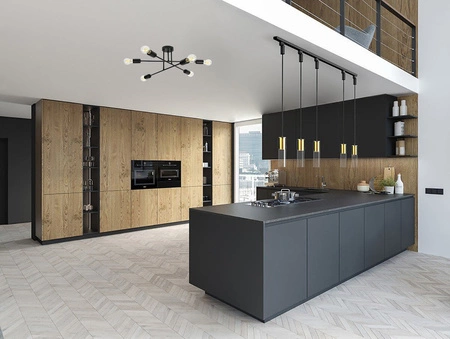 Lampa Sufitowa LX- 1357 Czarna 6x E27 LEDLUX