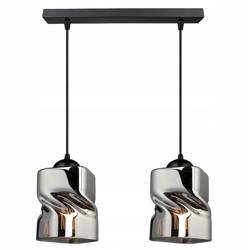Lampa Wisząca LX- 1155 Czarna 2x E27 LEDLUX