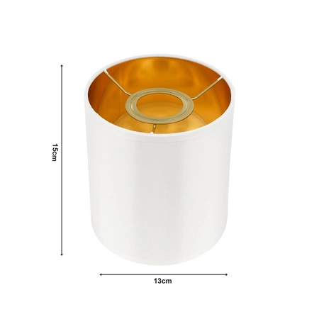 Lampa Sufitowa LX- 1383 Biała + Złoto 4x E27 LEDLUX