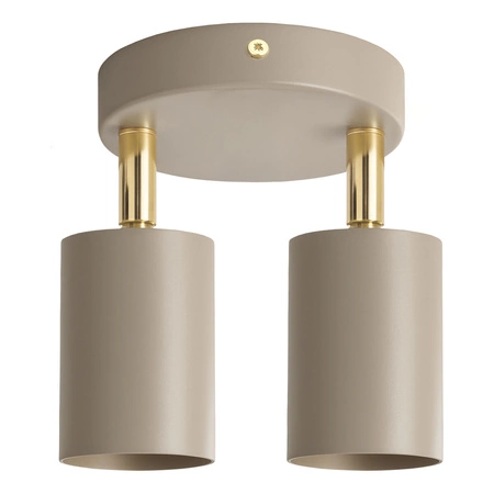 Lampa sufitowa KINKIET LED GU10 beżowa Spot Kaszmir Premium LX1341