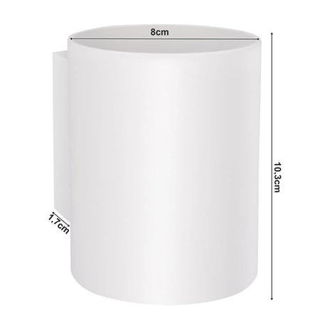 Kinkiet Lampa Ścienna LX- 17507 Biały 1x G9 LEDLUX