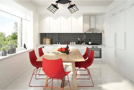 Lammpa Sufitowa LX- 1121 Czarna 2x E27 LEDLUX