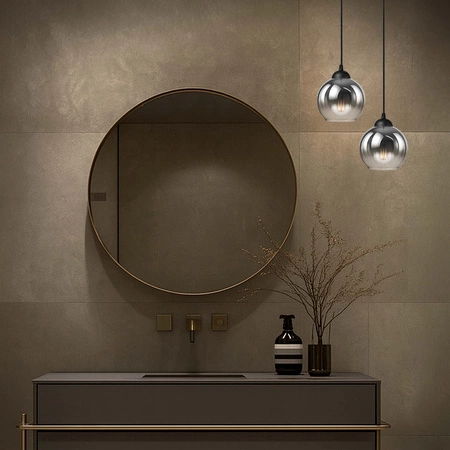 Lampa Wisząca LX- 1325 Czarna 2x E27 LEDLUX