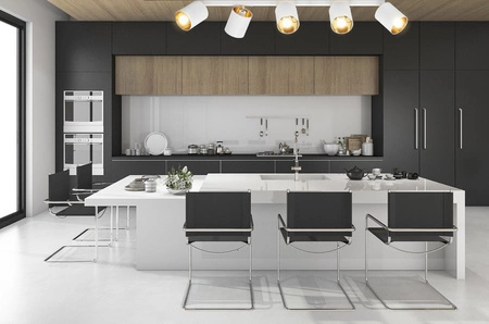 Lampa Sufitowa LX- 1389 Biała + Złoto 5x E27 LEDLUX