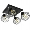 Lampa Sufitowa LX- 1088 Czarna 4x E27 LEDLUX