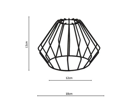 Lampa Wiszaca LX- 1395 Czarna + Drewno 3x E27 LEDLUX