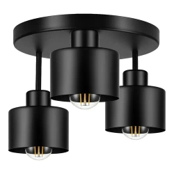 Lampa Sufitowa LX- 1020 Czarna 3x E27 LEDLUX