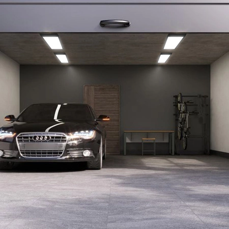 Panel LED natynkowy 36W NW czarny 60x30cm Plafon lampa sufitowa prostokąt LEDLUX