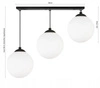 Lampa Wisząca LX- 1286 Czarna 3x E27 LEDLU