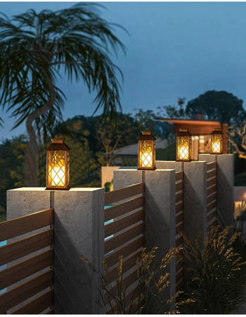 2x Latarenka ogrodowa LED SOLARNA Lampion Latarnia Znicz LSOL-006 LEDLUX