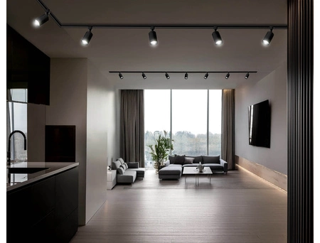 Łącznik Kątowy do Szyn Oświetleniowych LED Typ L Czarny LEDLUX