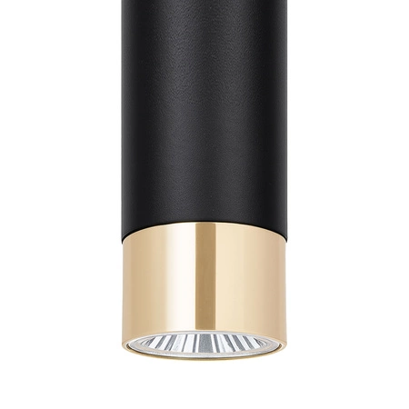 Lampa Wisząca LX-1413 Czarna + Złoto 3x GU10 LEDLUX