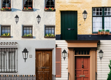 Kinkiet Ogrodowy Lampa Elewacyjna Zewnętrzna Latarnia LEL-0001 Czarny LEDLUX