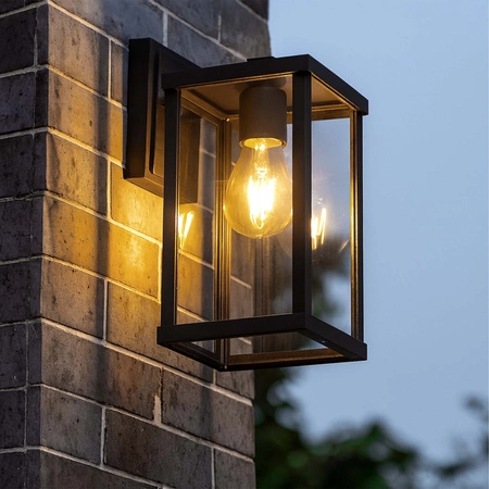 Lampa elewacyjna LED zewnętrzna kinkiet ogrodowy Premium LEL-0010 Szara LEDLUX