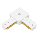Łącznik Kątowy do Szyn Oświetleniowych LED Typ L Biały LEDLUX