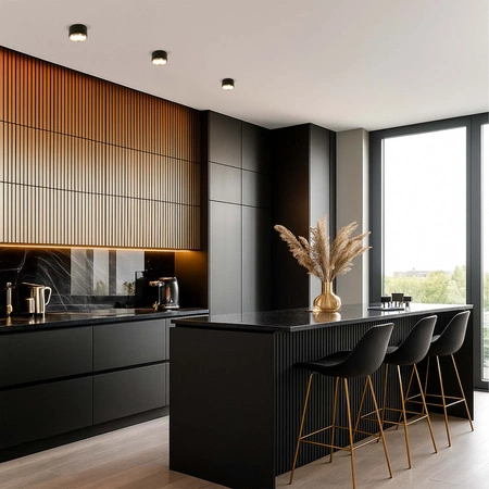 OPRAWA NATYNKOWA Sufitowa HALOGENOWA TUBA LED GX53 Walec SPOT Nowoczesna Czarna OPN-017