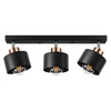 Lampa Sufitowa LX- 1031 Czarna + Miedź 3x E27 LEDLUX