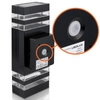 Kinkiet Ogrodowy Lampa Elewacyjna Zewnętrzna LX- 9112 PIR Czarna LEDLUX