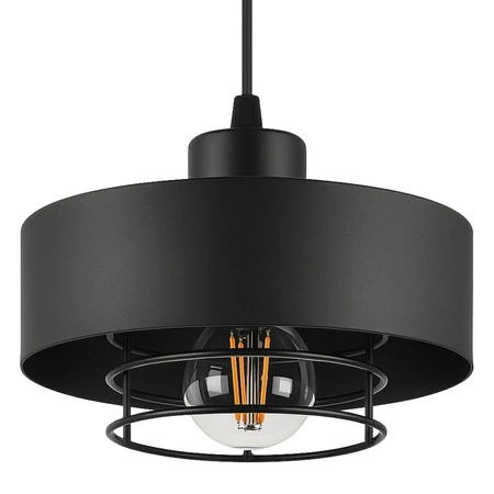 Lampa Wisząca LX- 1186 Czarna 3x E27 LEDLUX