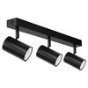 LAMPA SUFITOWA 3xGU10 czarna regulowana SPOT oprawa halogenowa natynkowa OPN-003 3x GU10 BLACK