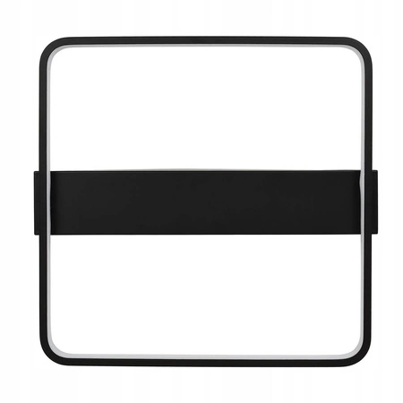 Lampa Sufitowa Wisząca LED Kwadratowa LX- 916 40W+ Pilot Czarna 3000k-6000k LEDLUX