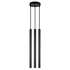 Lampa Sufitowa Wisząca Plafon Żyrandol Tuba Sopel Czarna 3x G9 Modern LX-1144 LEDLUX