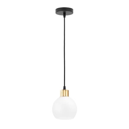 Lampa Wisząca LX-1349 Czarna + Złota 1x E27 LEDLUX