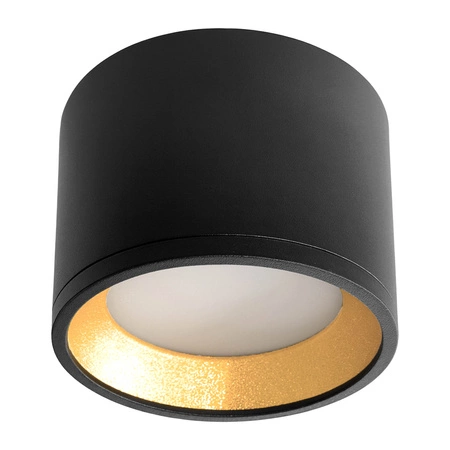 OPRAWA NATYNKOWA Sufitowa HALOGENOWA TUBA LED GX53 Walec SPOT Nowoczesna Czarna OPN-018