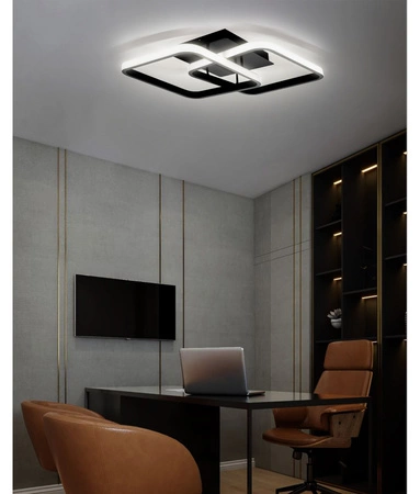 Lampa Sufitowa Wisząca LED LX- 950 36W Czarna 4000K LEDLUX