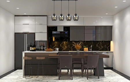 Lampa Wisząca LX- 1303 Czarna 4x E27 LEDLUX