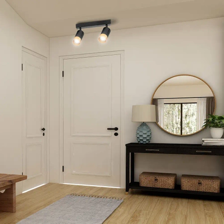 Oprawa Sufitowa Natynkowa Reflektor Listwa LX- 8370-2 Czarny + Miedzianozłoty GU10 LEDLUX