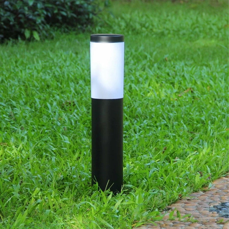 Lampa Ogrodowa Stojąca Słupek E27 LX- 710 Czarna 65cm LEDLUX