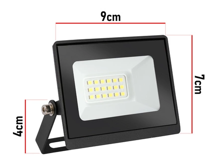 Halogen LED naświetlacz lampa 10W 1000lm Premium reflektor zewnętrzny biały neutralny LEDLUX