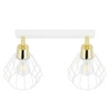 Lampa Sufitowa LX- 1373 Biała+ Złoto 2x E27 LEDLUX