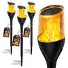 4x Lampa solarna LED LATARNIA POCHODNIA WBIJANA płomień Słupek PremiumL SOL-026 LEDLUX