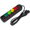 Przedłużacz Listwa Zasilająca 5 gniazd 3m KOLOROWE LEDLUX