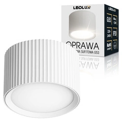 OPRAWA NATYNKOWA Sufitowa HALOGENOWA TUBA LED GX53 Walec SPOT Nowoczesna OPN-013 WHITE