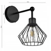 Kinkiet Lampa Ścienna LX- 1026 Czarna 1x E27 LEDLUX